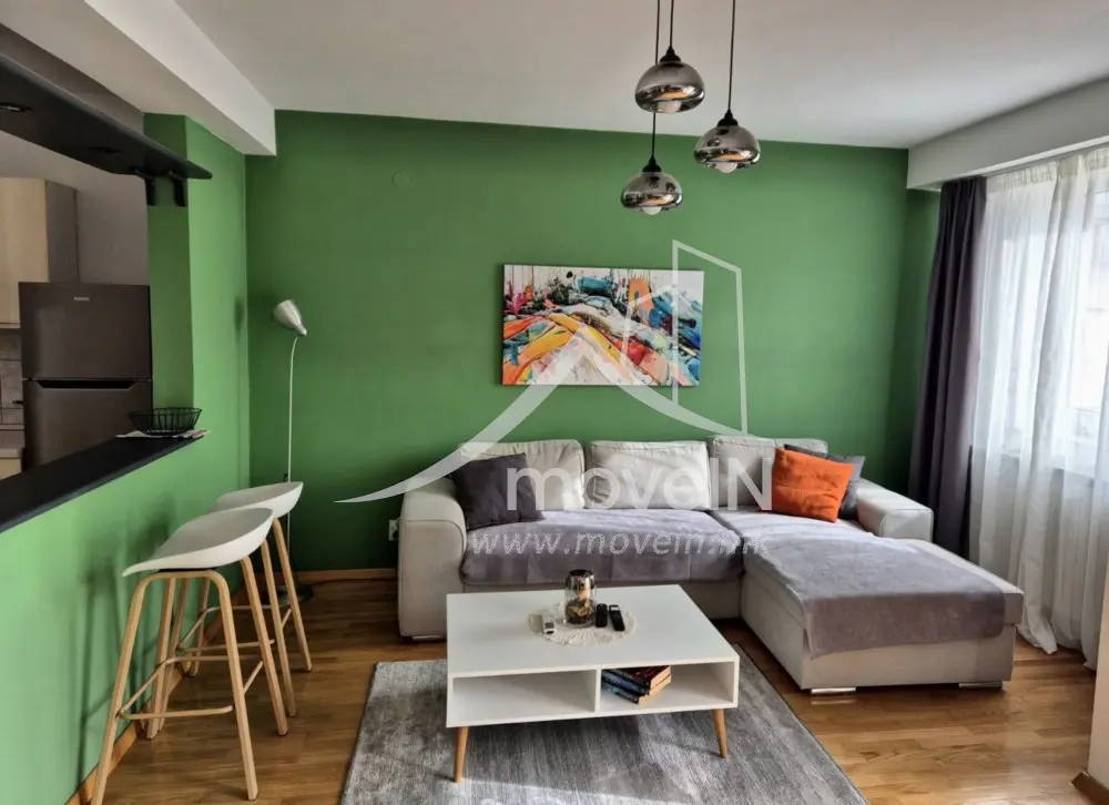 Стан со 1 спална соба, 60 м², под кирија во Дебар Маало, Скопје