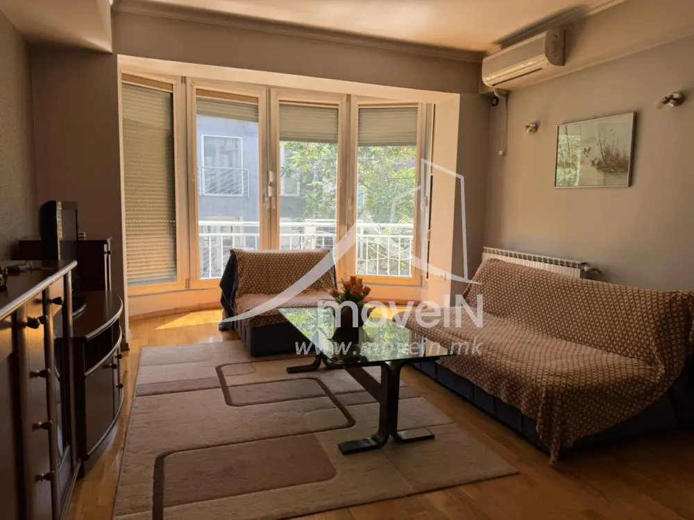 Целосно опремен стан со 2 спални соби под кирија – 70 м²