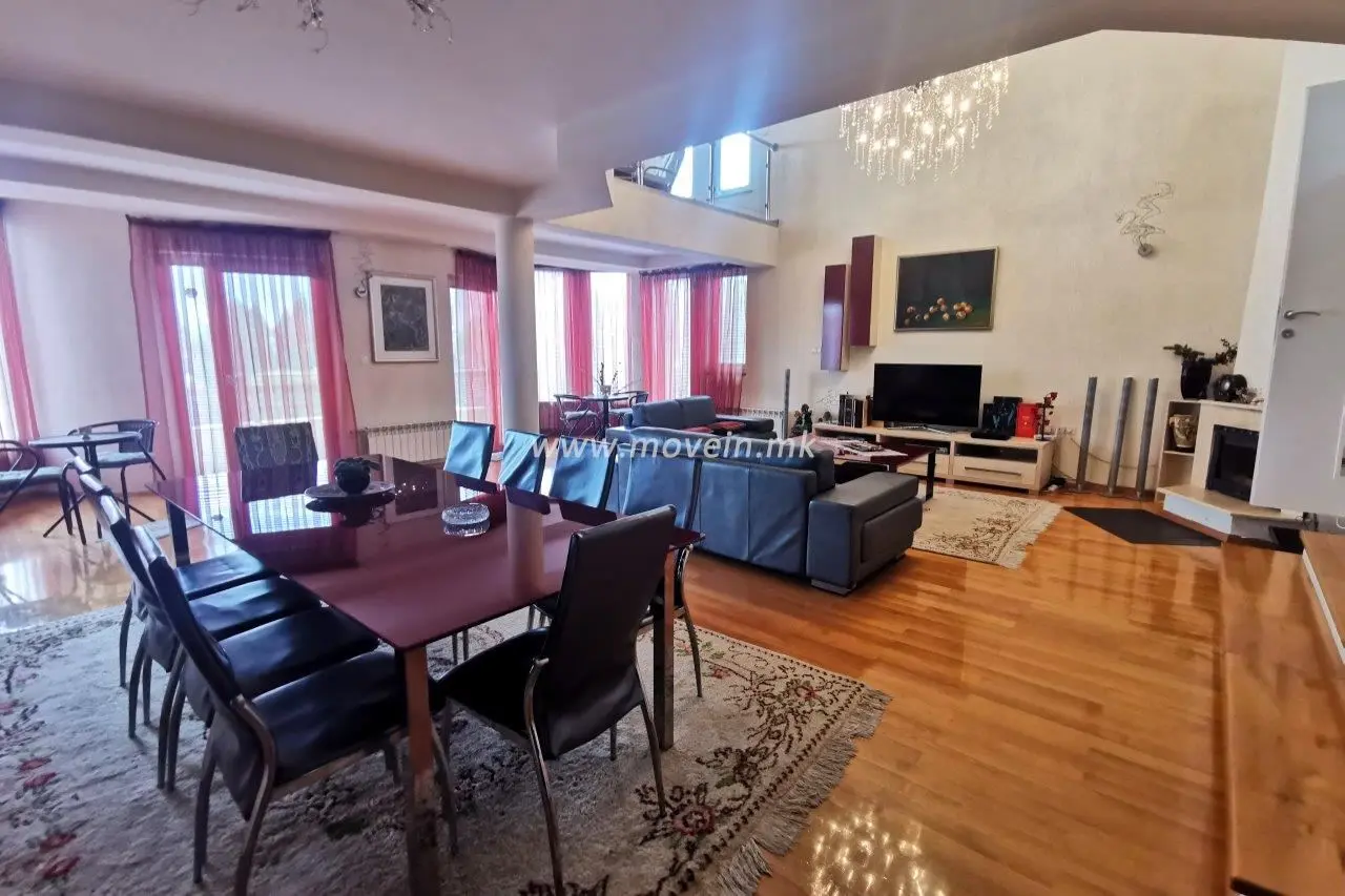 Куќа со 4 спални соби, 370 м², под кирија во Бардовци, Скопје