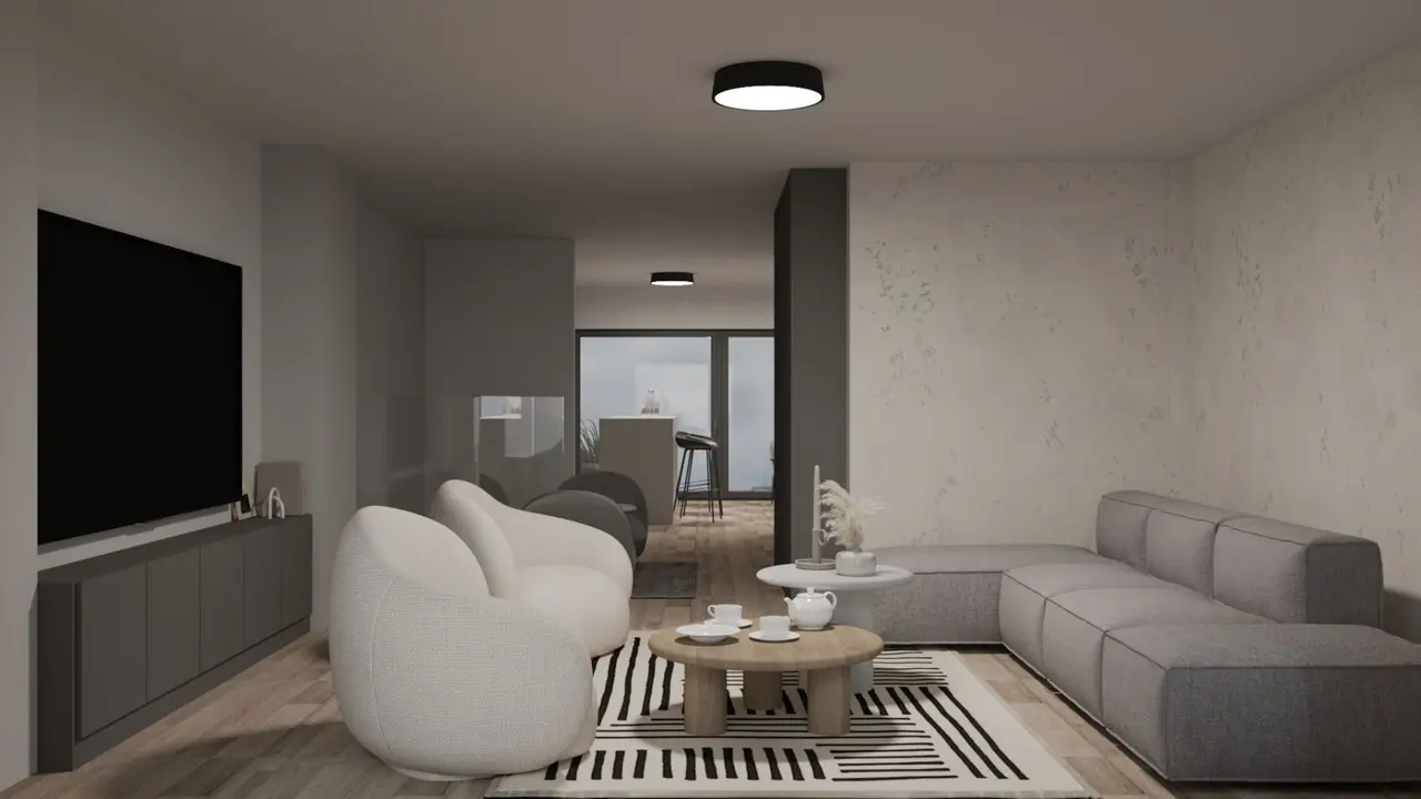 Нов дуплекс стан 118м2 со rooftop во Центар