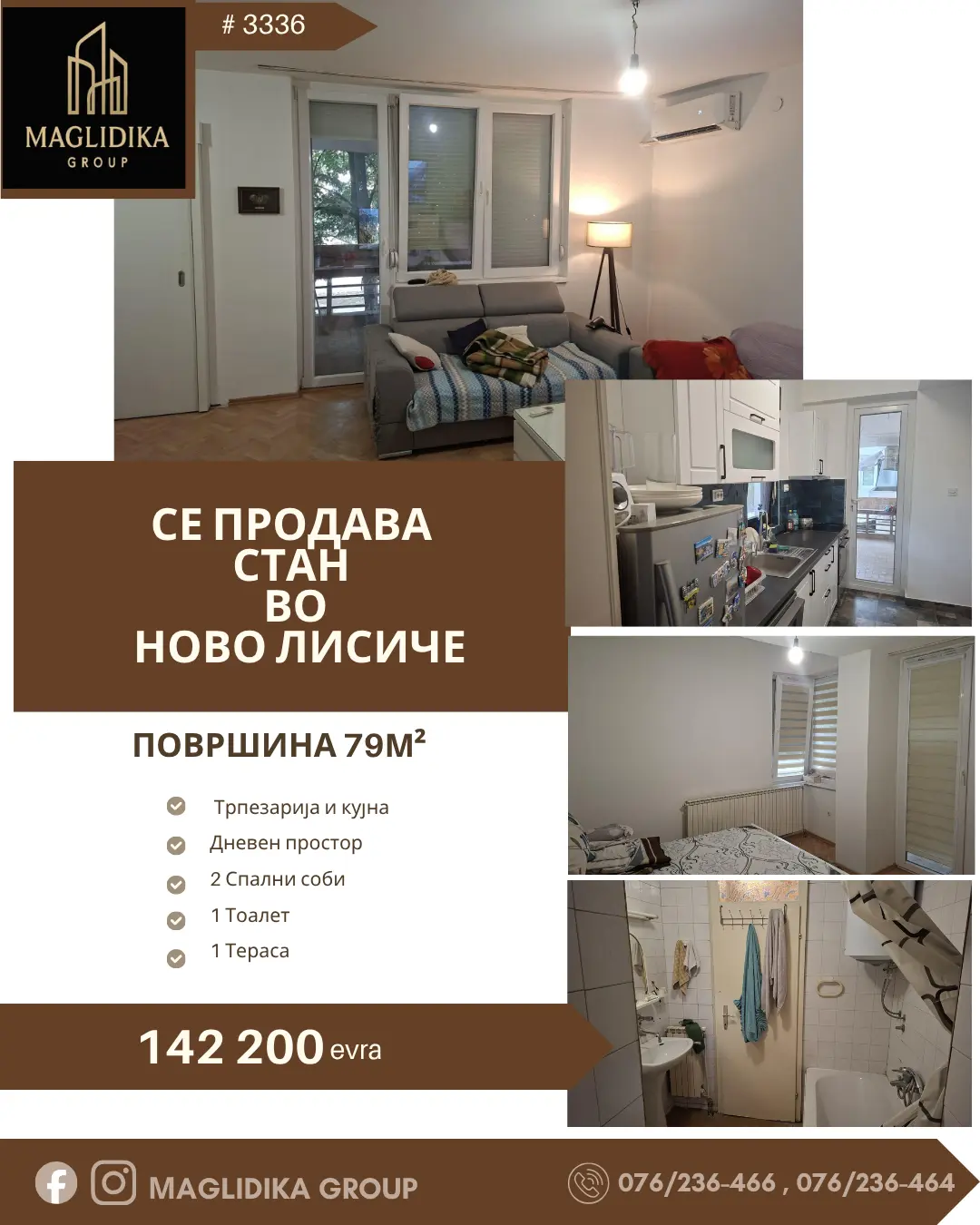 Apartment for sale – Novo Lisice