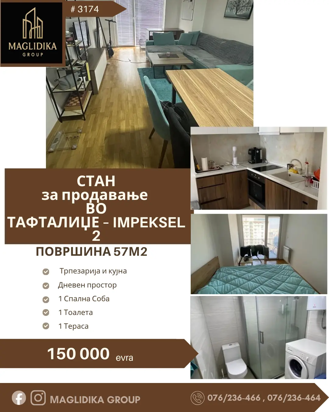 Се продава наместен стан во Тафталиџе – Impeksel 2
