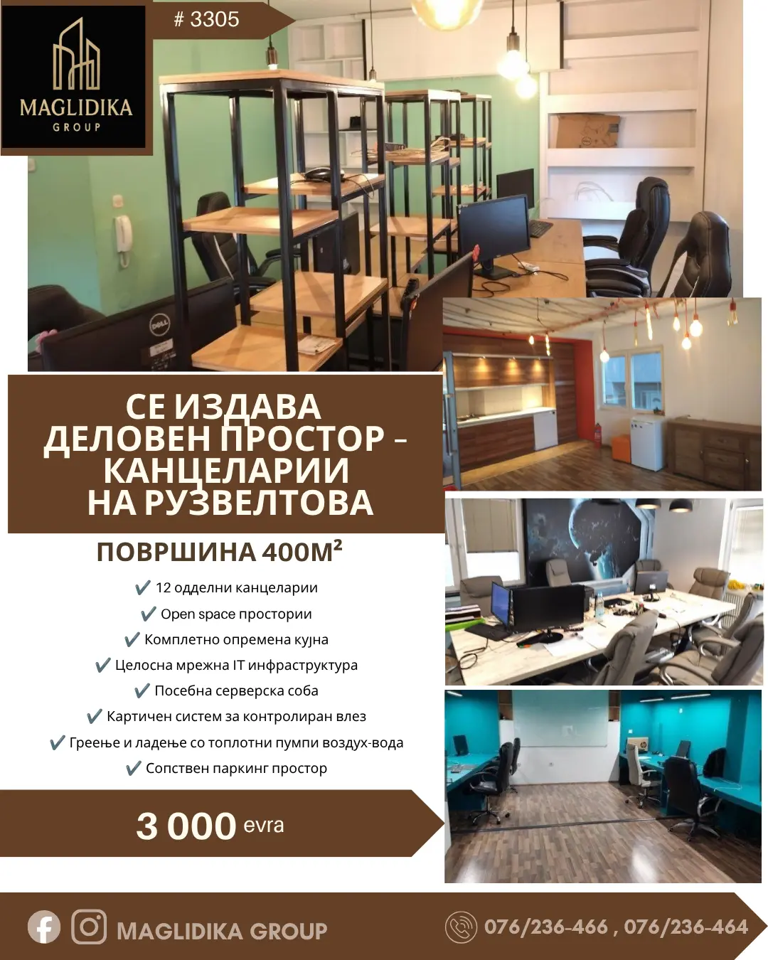 Office space for rent – Offices on Ruzveltova